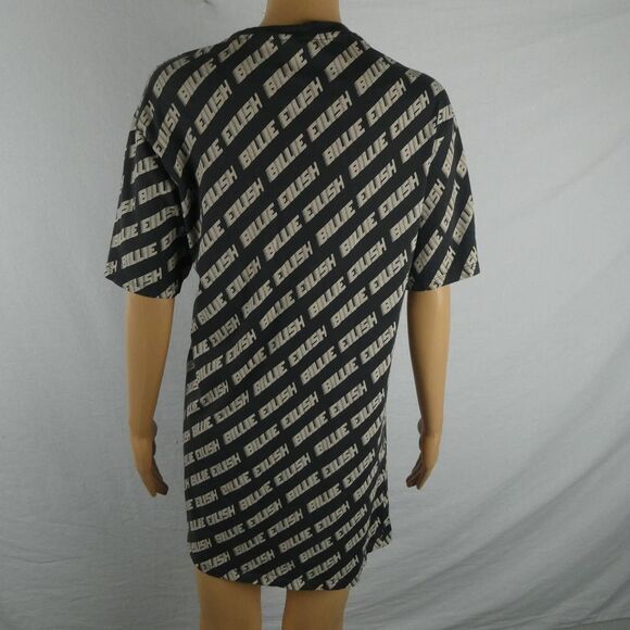 Billie Eillish for H&M Divided Band Music All Over Print Text Graphic T Shirt XS - Picture 10 of 10